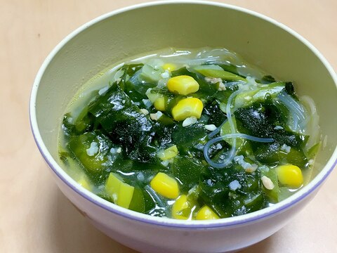 玉ねぎ麴で春雨スープ